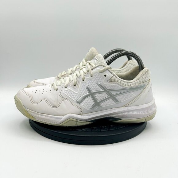 Asics Womens Gel Dedicate 7 1042A167 White Running Shoes Sneakers Size 7.5 - Picture 2 of 9